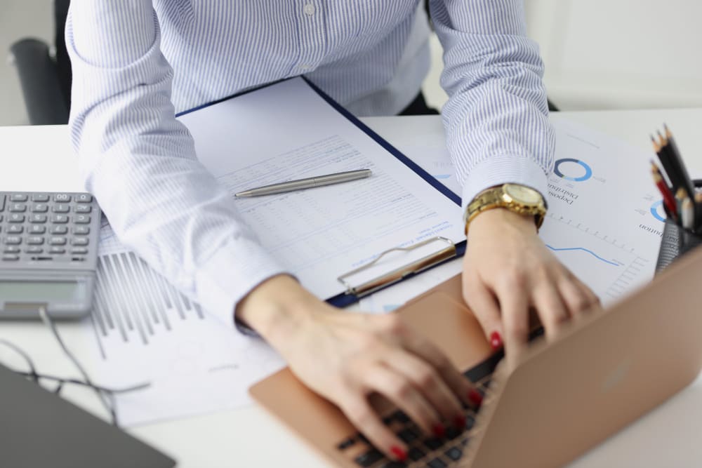 Financial process illustration